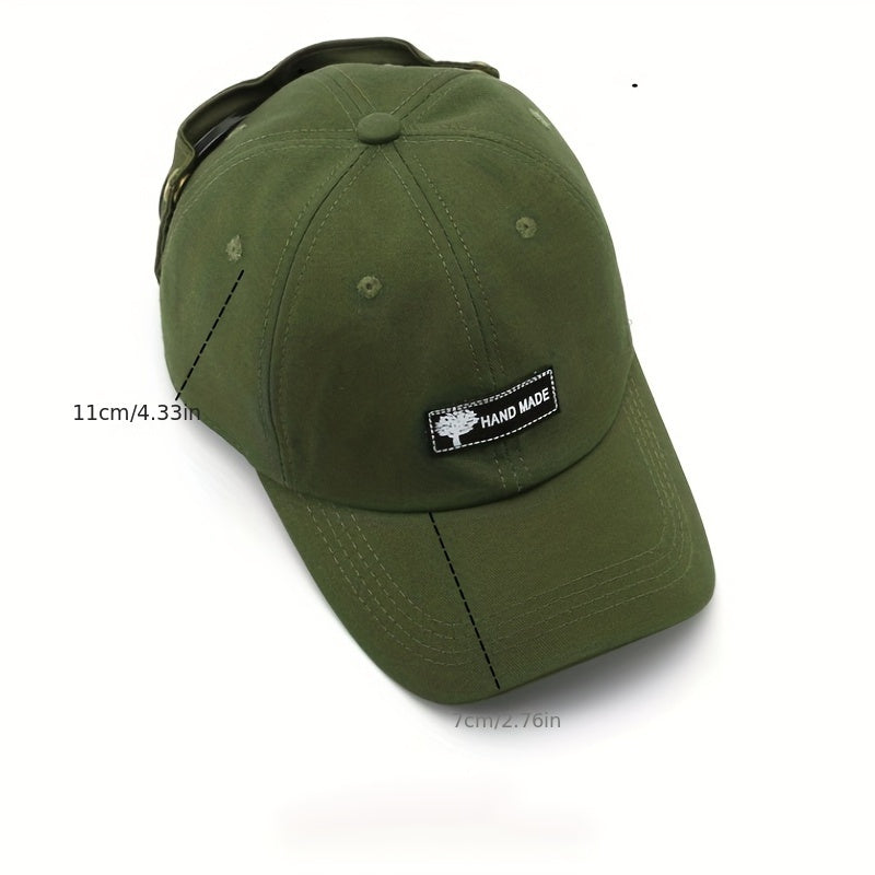 Men's Peaked Cap With Sunglasses Sunshade Baseball Cap