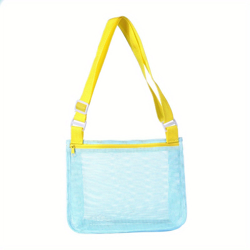 Children's Toy Storage Bag Hollow Seeable Beach Shoulder Bag