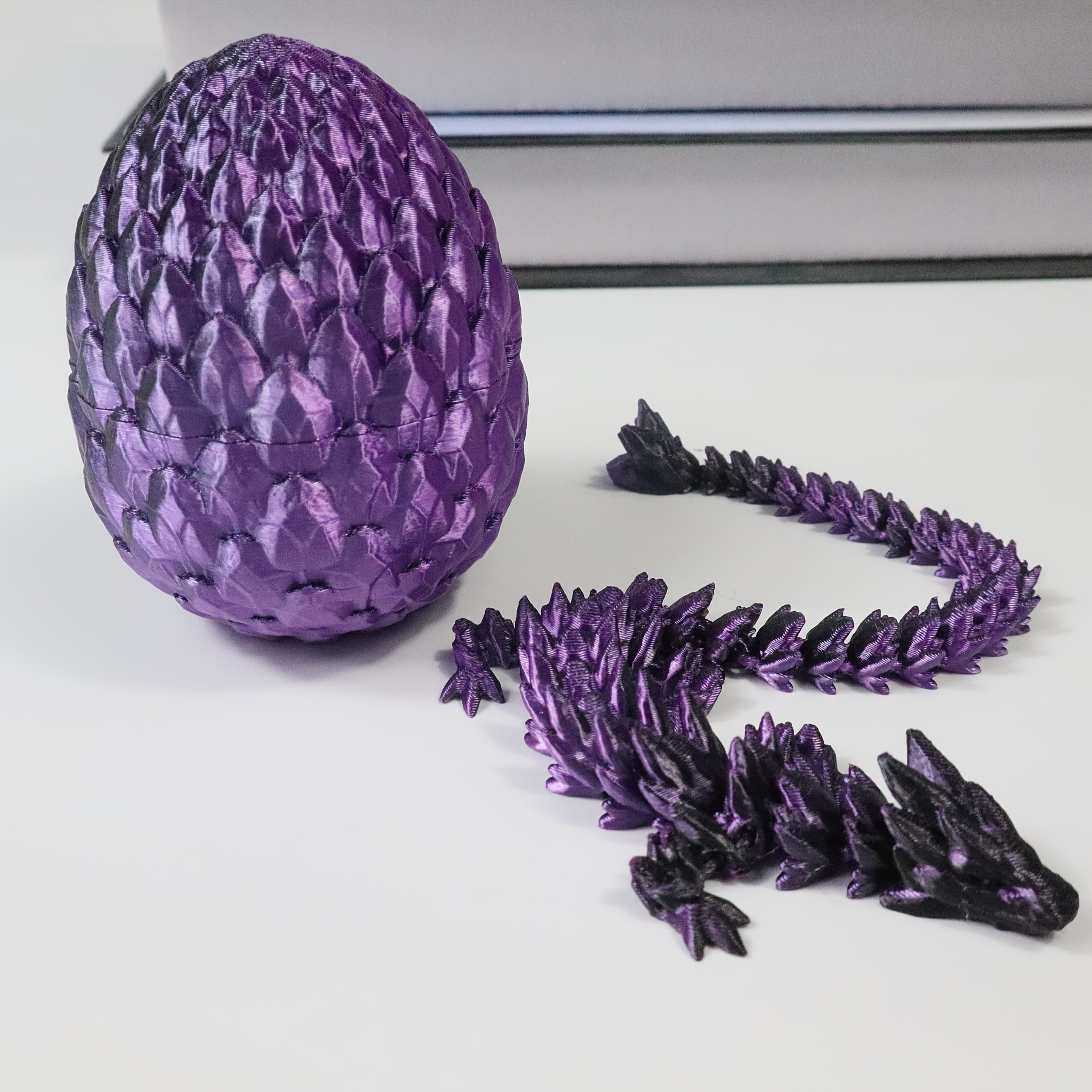 Lotus Dragon Egg Easter Gift Set 3D Printed Desktop Ornament
