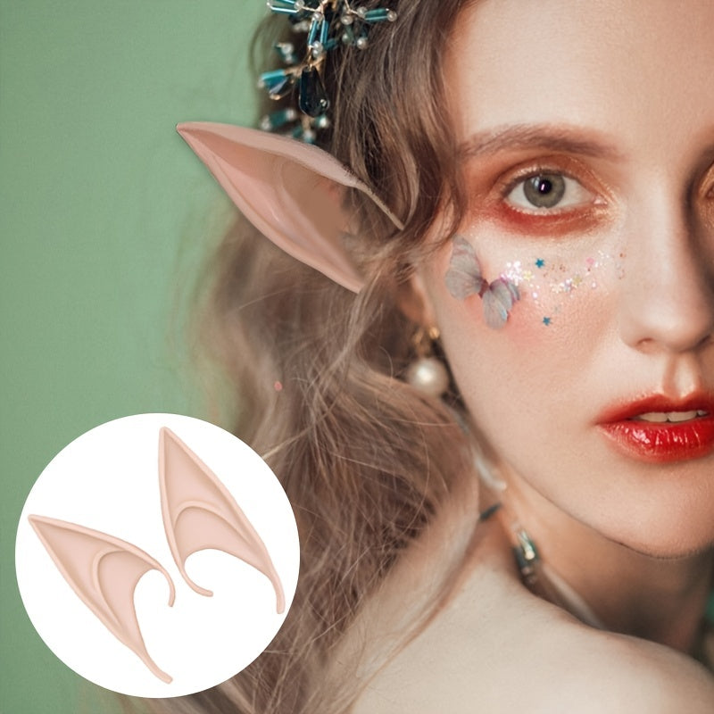 Fairy Pixie Elf Ears Soft Pointed Tips Costume Accessories for Party