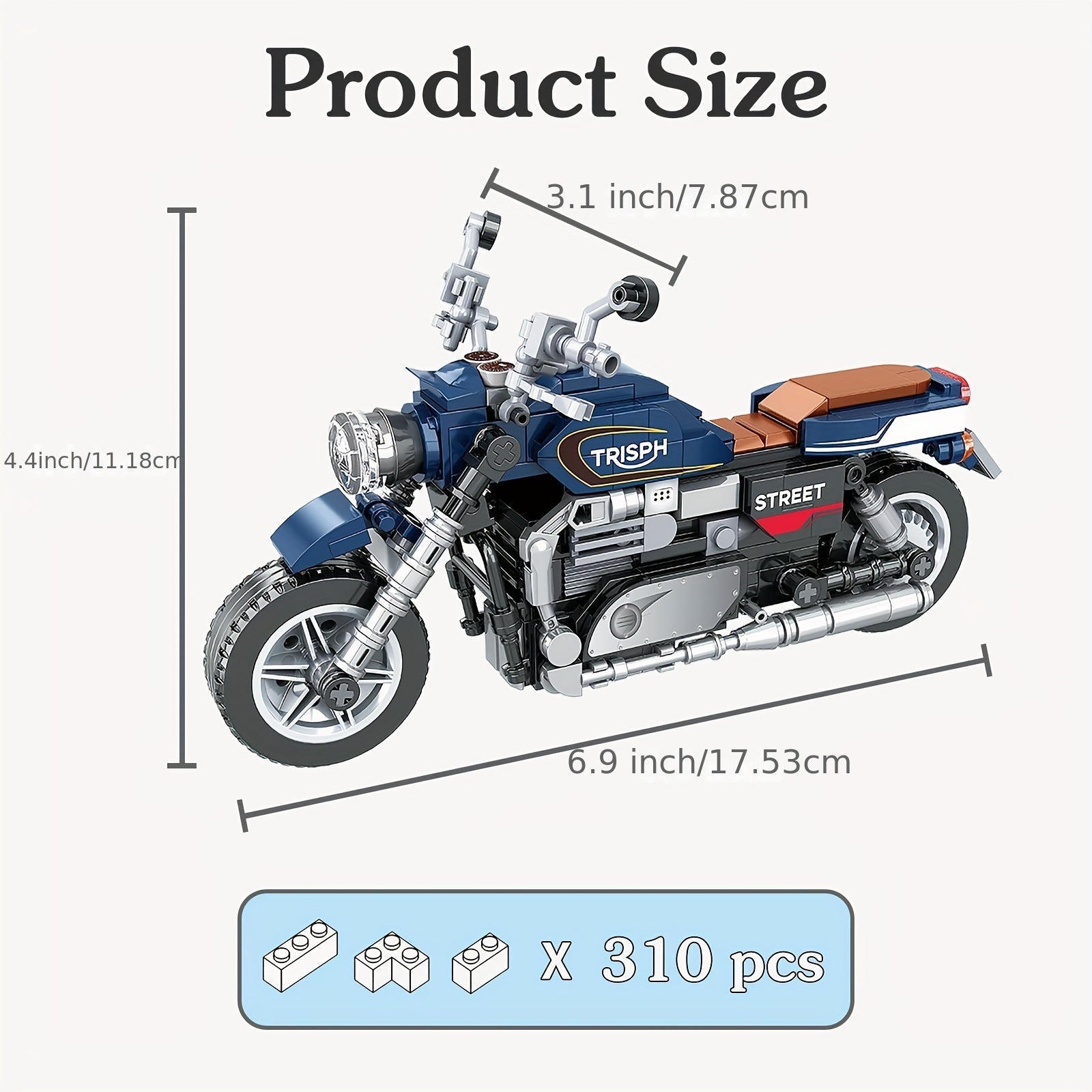 Motorcycle Building Blocks Kits 310pcs