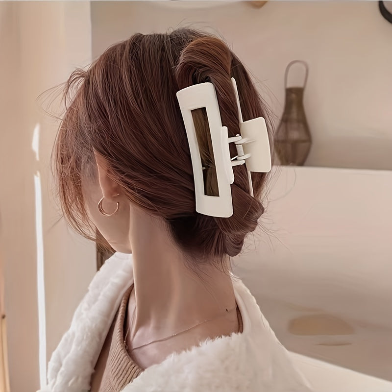 Matte Hair Claw Clip Strong Hold Grip Hair Jaw Clip