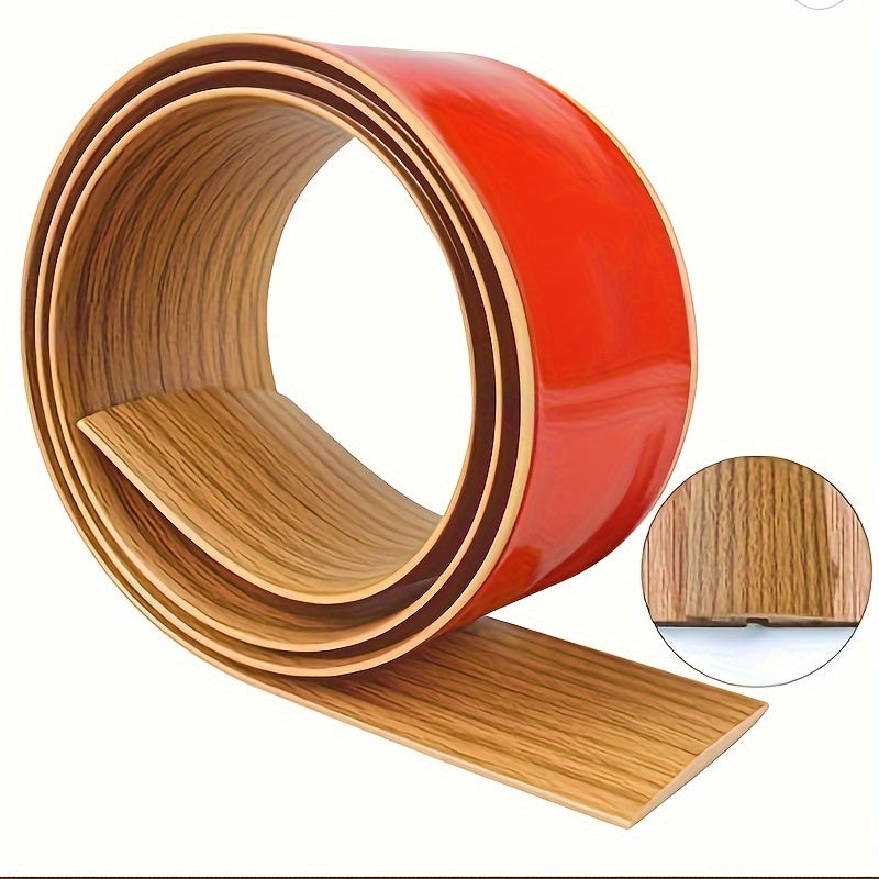 1pc Laminate Floor Separator Brown Wood Grain