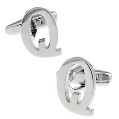 Men's French Button Q Cufflinks