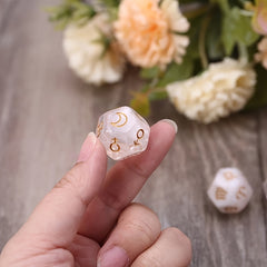 3pcs 12 Sided Astrological Dice Set For Board Game