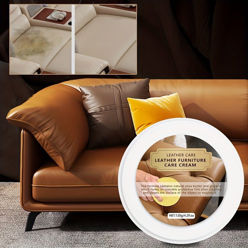 Leather Furniture Cleaning Cream - Restore Smooth Prevent Aging