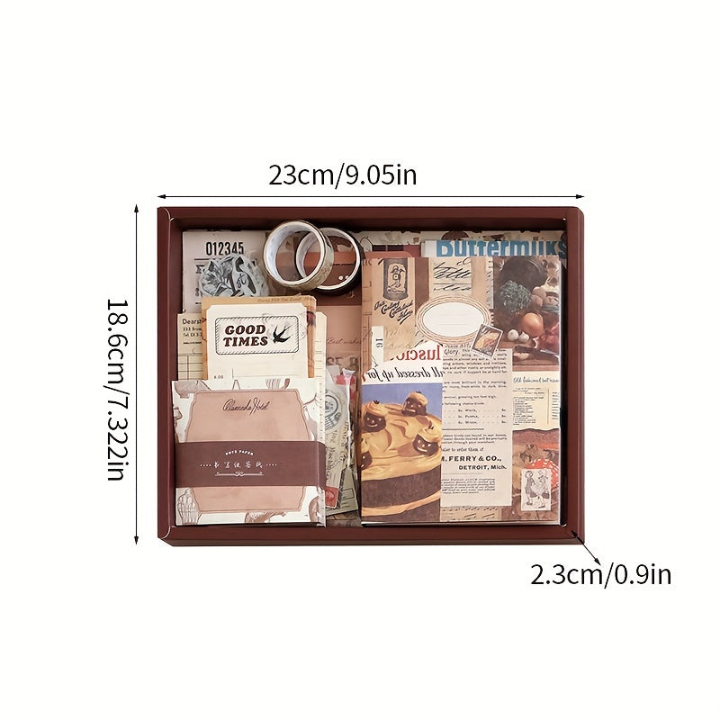 Vintage Diary Book Set, 5-Pack