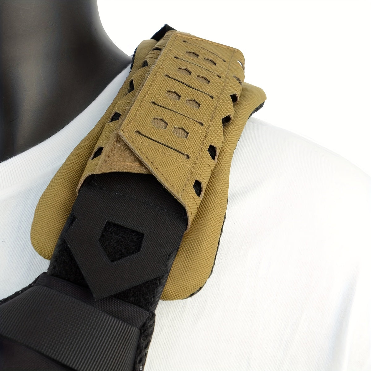 Laser Cut Shoulder Pads Breathable Vest Shoulder Pads Cushioning Anti slip Liner