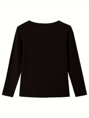 Women's Thermal Underwear Set Long Sleeve Crew Neck Tops & Pants