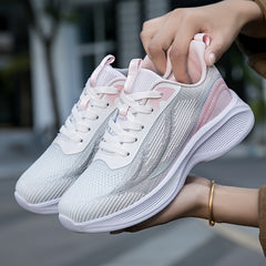 Women's Gradient Mesh Breathable Flying Woven Shoes Lightweight Comfortable