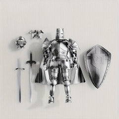 Medieval Knight Model Figure with Weapon Accessories Shield & Helmet
