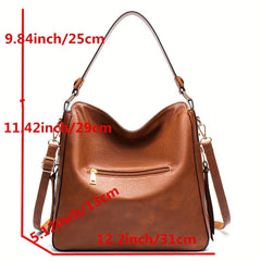 Vintage Tote Bag Large Capacity Hobo Bag for Women