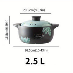 Casserole Stew Pot High Temp Resistant Soup Pot Ceramic Large Casserole