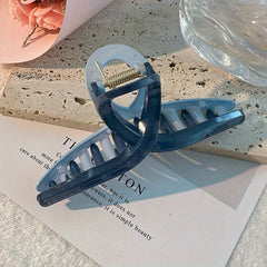 Solid Hair Claw Style Hair Claw Sweet Ponytail Holder Shark Claw Women Girls Hai