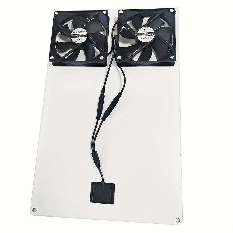 12W Solar Air Purification Exhaust Fan Kitchen Bathroom Universal