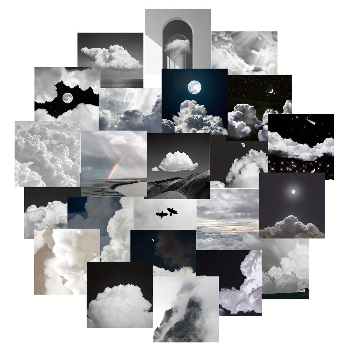46 Sky Stickers Water Cup Mobile DIY Decoration