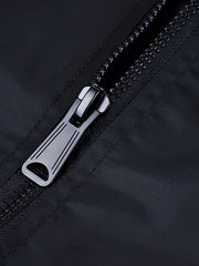 Men's Slim Nylon Flight Suit Jacket Casual Windproof Embroidered Motorcycle Jack