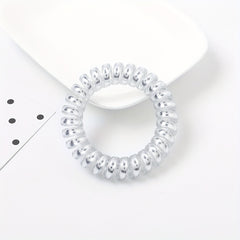 High Elasticity Resin Spiral Hair Tie Set