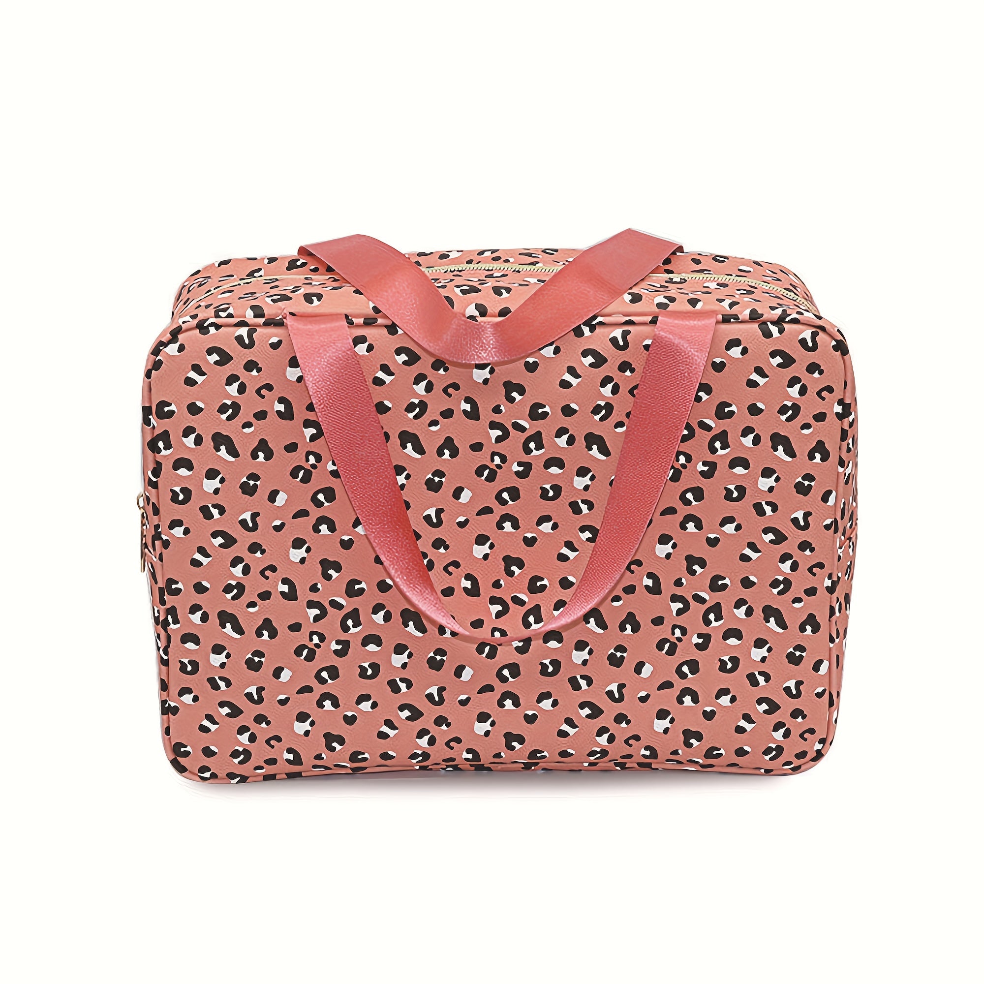 Leopard Print Makeup Bag Waterproof Toiletries Bag