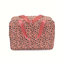 Leopard Print Makeup Bag Waterproof Toiletries Bag
