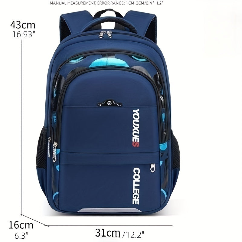 Large Capacity Student School Backpack with Adjustable Strap
