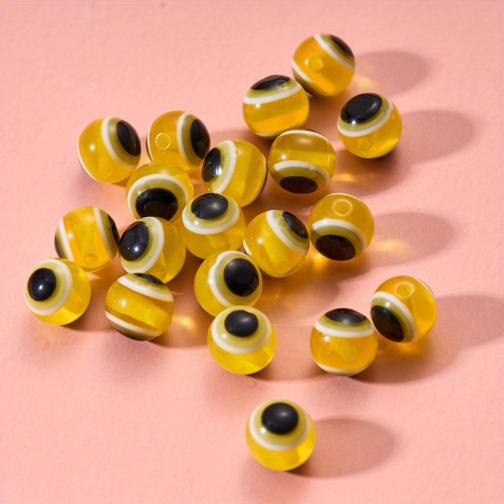 10pcs Devil's Eye Beads for DIY Earrings Bracelet Necklace