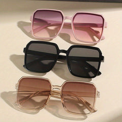 3 Pairs Square Sunglasses UV400 for Driving and Travel