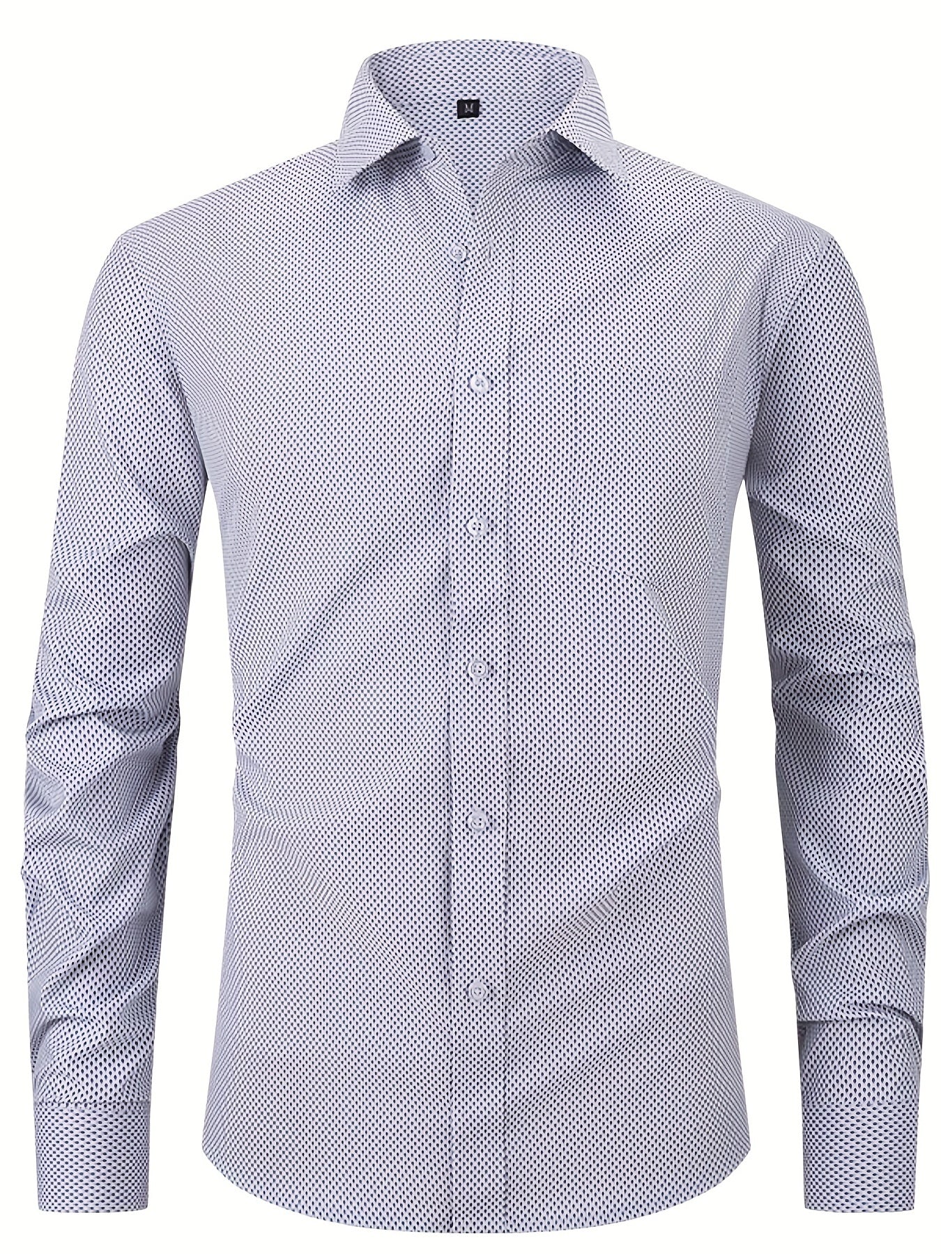 Men's Plaid Casual Shirt Long Sleeves Regular Fit