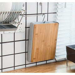 Bamboo Cutting Board With Tray Chopping Board