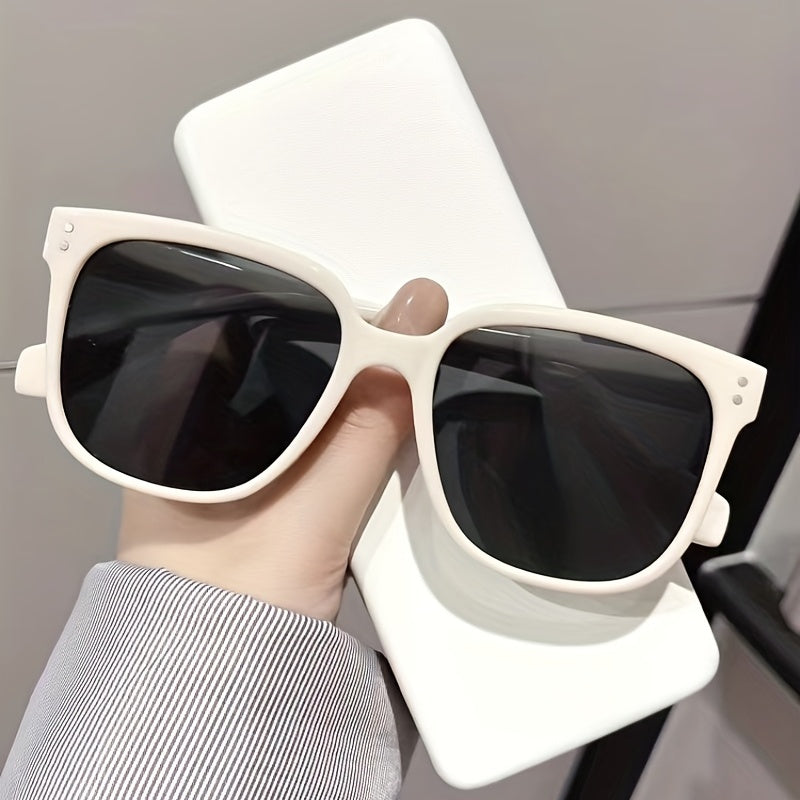 Square Sunglasses Mirror Lens UV400