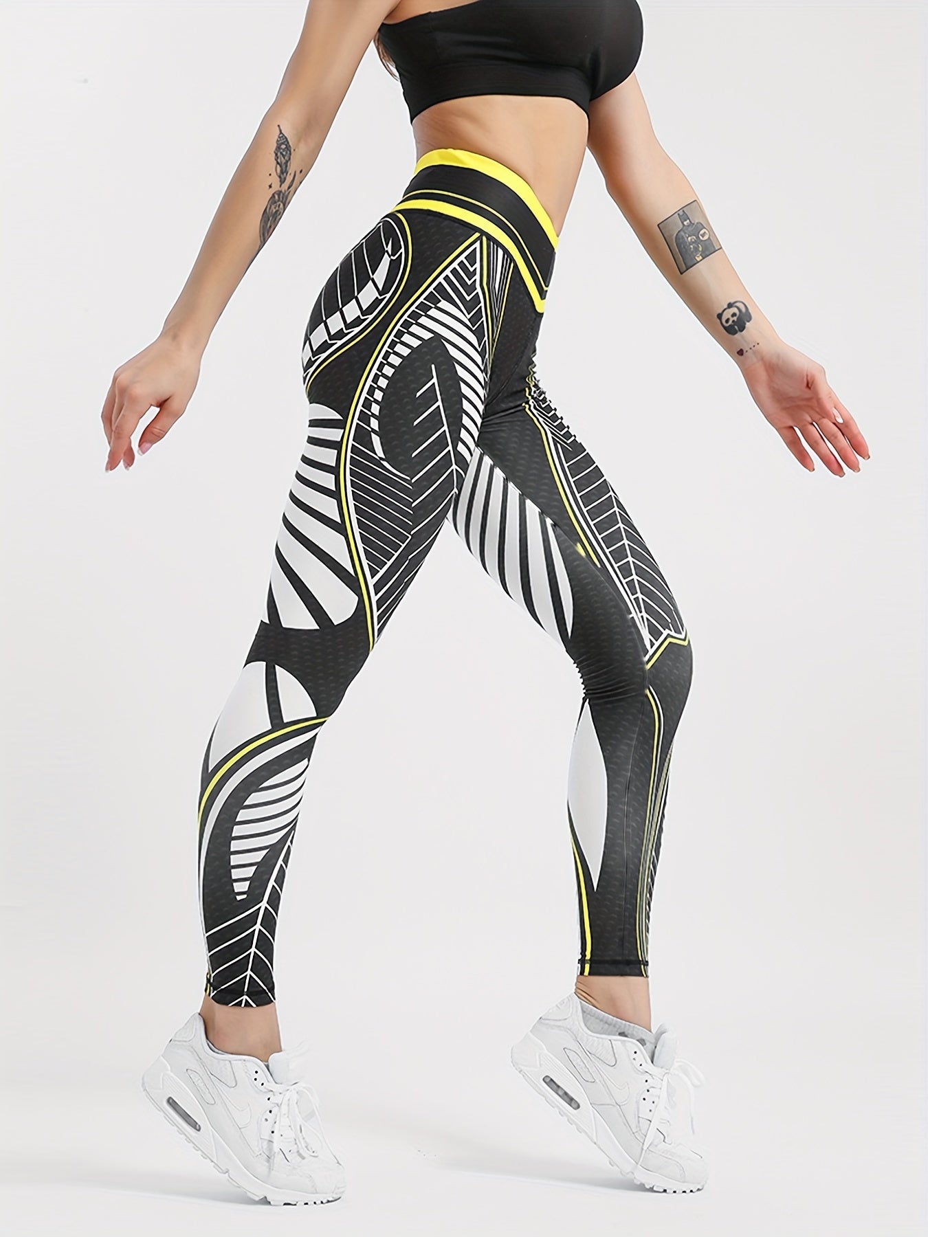 High Waist Yoga Leggings Women's Workout Pants