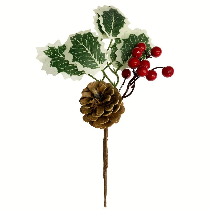 4pcs Christmas Tree Decorations Artificial Plant Branches For Home & Wedding