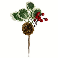 4pcs Christmas Tree Decorations Artificial Plant Branches For Home & Wedding