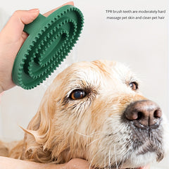 Pet Grooming Brush Dog Cat Bath Massage Hair Removal Brush