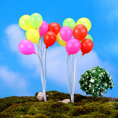 Mini Balloon Fairy Garden Dollhouse Craft Plant Pot Ornament Home Room