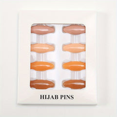 Colorful Safety Pins Scarf Brooch Pin Scarf Accessories Clothing