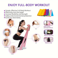 TPE Yoga Resistance Bands for Strength Training