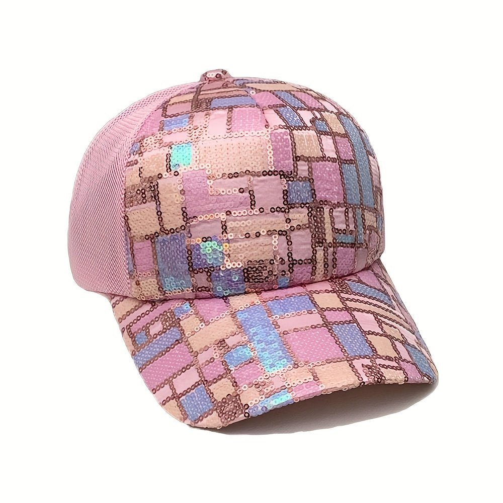 Sequins Sun Hat Baseball Cap for Summer