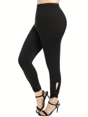  High Rise Elastic Cut Out Casual Pants