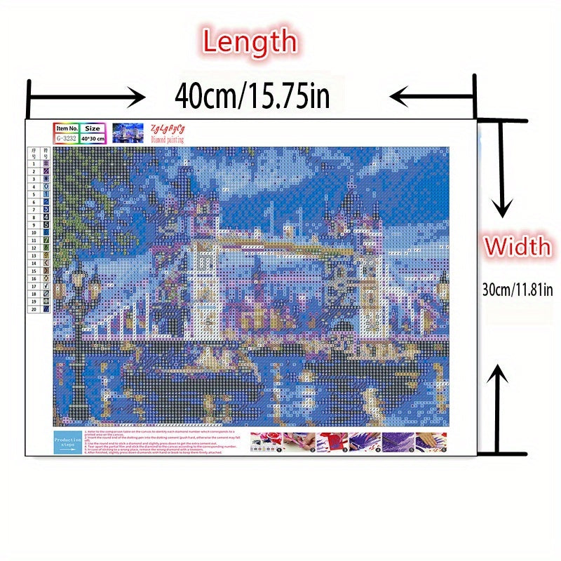 5D DIY London Tower Bridge Diamond Painting