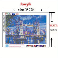 5D DIY London Tower Bridge Diamond Painting