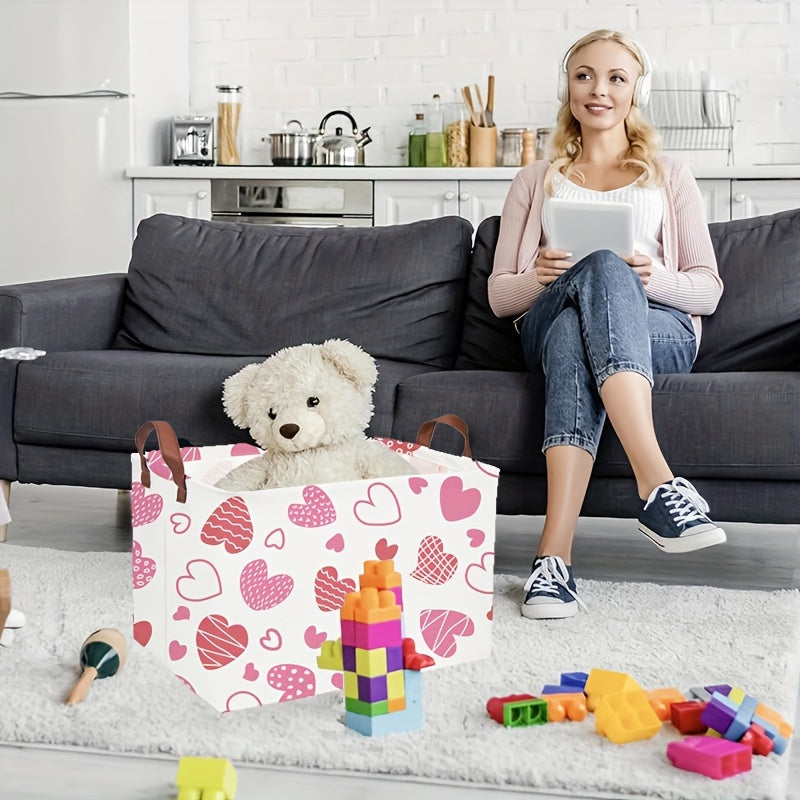 Pink Rectangular Mother's Basket & Baseball Father's Gift Basket