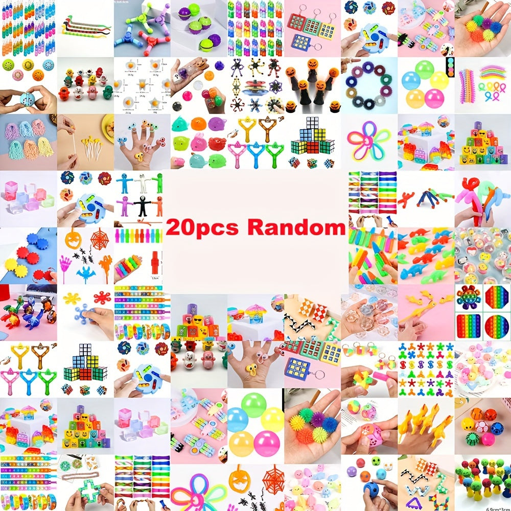 Pop Fidget Toy Birthday Gift Kit 10-50pcs Fun Creative Toys Party Bag Prizes