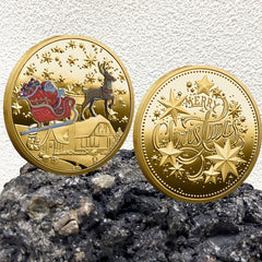1pc Merry Christmas Collection Coin Gift Coin
