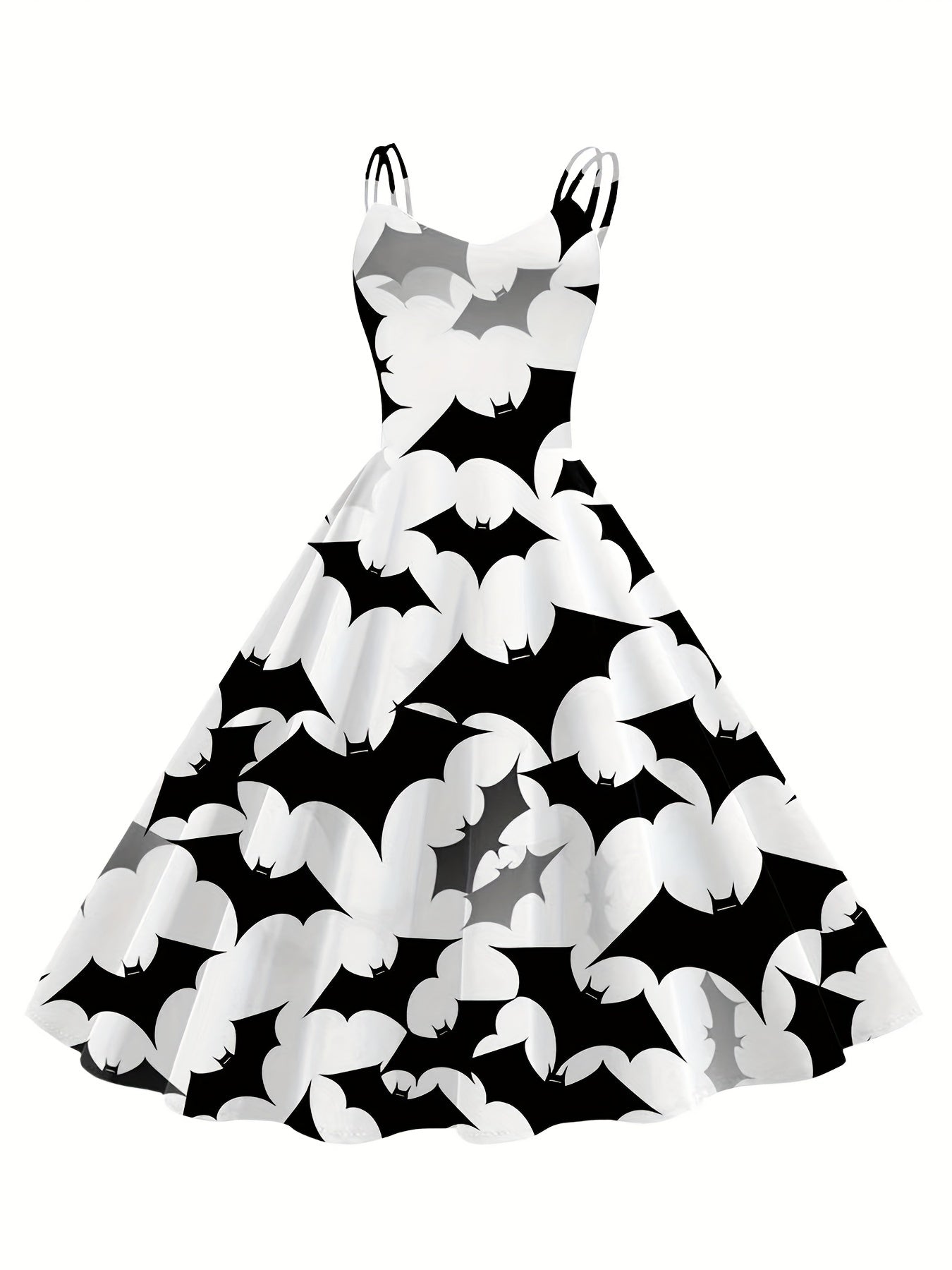  Women's Web Print Cami Dress