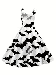  Women's Web Print Cami Dress