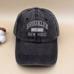 Casual Soft Top Washed Baseball Cap