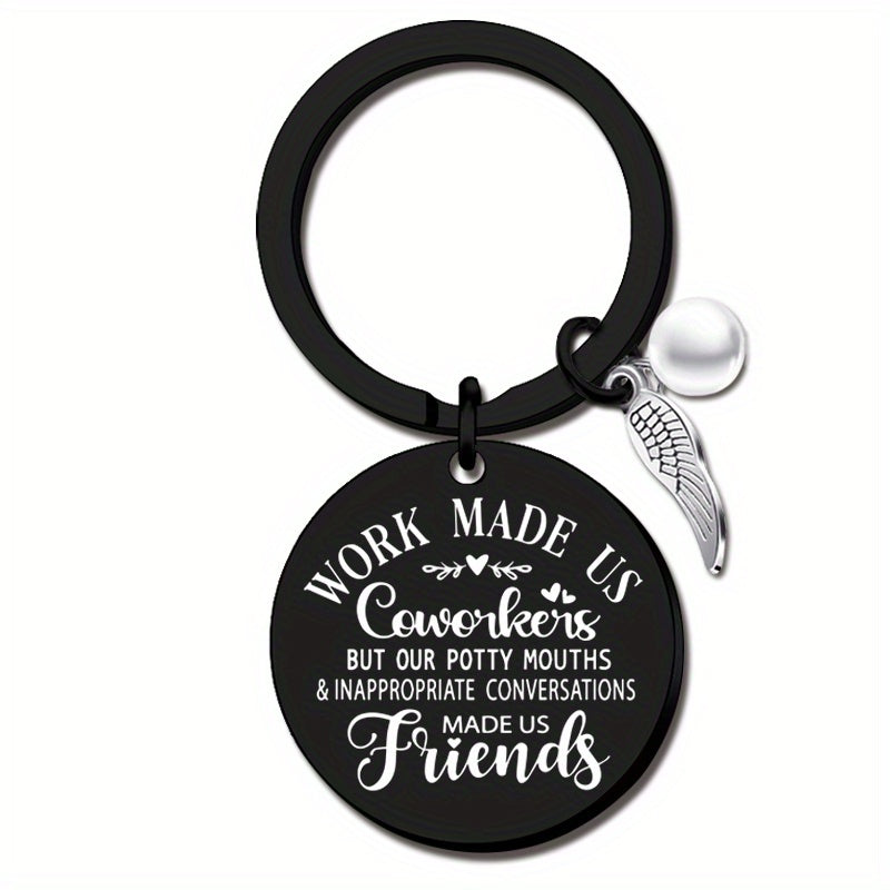 8pcs Coworker Appreciation Keychain Goodbye Gift Friendship Keychain