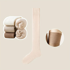 Men's Over the Knee Winter Woolen Socks Thick Warm Breathable Sweat-absorbing
