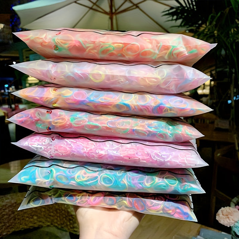 1000 Pcs Kids Hair Ties Elastic Hair Rope Hair Accessories